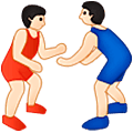 🤼🏻‍♂️ Emoji Hombres Luchando, Tono De Piel Claro en Samsung One UI 5.0.