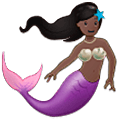 🧜🏿‍♀️ Emoji Sirena: Tono De Piel Oscuro en Samsung One UI 5.0.