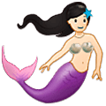 🧜🏻‍♀️ Emoji Sirena: Tono De Piel Claro en Samsung One UI 5.0.