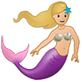 🧜🏼‍♀️ Emoji Sirena: Tono De Piel Claro Medio en Samsung One UI 5.0.