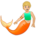 🧜🏼 Emoji Persona Sirena: Tono De Piel Claro Medio en Samsung One UI 5.0.