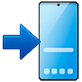📲 Emoji Mobiltelefon mit Pfeil Samsung One UI 5.0.