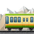🚞 Emoji Estrada De Ferro Na Montanha na Samsung One UI 5.0.