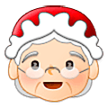 Émoji 🤶🏻 Mère Noël : Peau Claire sur Samsung One UI 5.0.