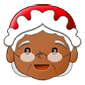 🤶🏾 Emoji Weihnachtsfrau: mitteldunkle Hautfarbe Samsung One UI 5.0.