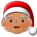Émoji 🧑🏽‍🎄 Santa : Peau Légèrement Mate sur Samsung One UI 5.0.