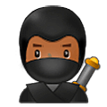 Émoji 🥷🏾 Ninja : Peau Mate sur Samsung One UI 5.0.