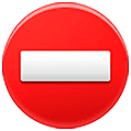 ⛔ Emoji Dirección Prohibida en Samsung One UI 5.0.