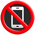 Emoji 📵 Simbolo Che Vieta L’utilizzo Dei Telefoni Cellulari su Samsung One UI 5.0.
