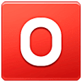 Großbuchstabe O in rotem Quadrat Samsung One UI 5.0.