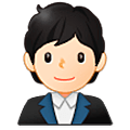 🧑🏻‍💼 Emoji Oficinista Hombre: Tono De Piel Claro en Samsung One UI 5.0.