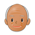 Émoji 👴🏽 Homme âgé : Peau Légèrement Mate sur Samsung One UI 5.0.