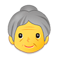 Émoji 👵 Femme âgée sur Samsung One UI 5.0.