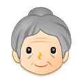 Anciana: Tono De Piel Claro Samsung One UI 5.0.