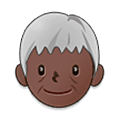 Emoji 🧓🏿 Adulto Anziano: Carnagione Scura su Samsung One UI 5.0.