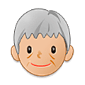 Personne âgée : Peau Moyennement Claire Samsung One UI 5.0.