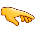 Emoji 🫳 Palmo İn Giù su Samsung One UI 5.0.
