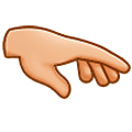 🫳🏼 Emoji Palma Hacia Abajo De La Mano: Tono De Piel Claro Medio en Samsung One UI 5.0.