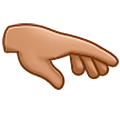 🫳🏽 Emoji Handfläche Nach Unten: mittlere Hautfarbe Samsung One UI 5.0.