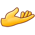 Emoji 🫴 Palmo İn Su su Samsung One UI 5.0.