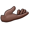 🫴🏿 Emoji Handfläche Nach Oben: dunkle Hautfarbe Samsung One UI 5.0.