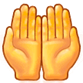 Emoji 🤲 Mani Unite In Alto su Samsung One UI 5.0.