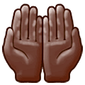 🤲🏿 Emoji Handflächen nach oben: dunkle Hautfarbe Samsung One UI 5.0.