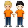 🧑🏼‍🤝‍🧑🏻 Emoji Dos Personas Dándose La Mano: Tono De Piel Claro Medio Y Tono De Piel Claro en Samsung One UI 5.0.
