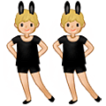 👯🏼 Emoji Personas Con Orejas De Conejo: Tono De Piel Claro Medio en Samsung One UI 5.0.