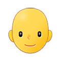 Emoji 🧑‍🦲 Persona: Calvo su Samsung One UI 5.0.
