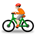 Émoji 🚴🏻 Cycliste : Peau Claire sur Samsung One UI 5.0.