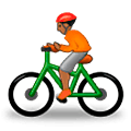 Émoji 🚴🏾 Cycliste : Peau Mate sur Samsung One UI 5.0.