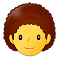 Emoji 🧑‍🦱 Persona: Capelli Ricci su Samsung One UI 5.0.