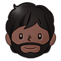 🧔🏿 Emoji  Pessoa: Pele Escura E Barba na Samsung One UI 5.0.