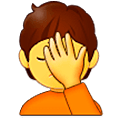 🤦 Emoji sich an den Kopf fassende Person Samsung One UI 5.0.