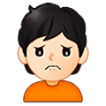 Emoji 🙍🏻 Persona Corrucciata: Carnagione Chiara su Samsung One UI 5.0.