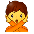 🙅 Emoji Persona Haciendo El Gesto De «no» en Samsung One UI 5.0.