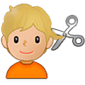 💇🏼 Emoji Person beim Haareschneiden: mittelhelle Hautfarbe Samsung One UI 5.0.