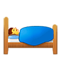 🛌 Emoji im Bett liegende Person Samsung One UI 5.0.