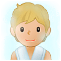 🧖🏼 Emoji Persona En Una Sauna: Tono De Piel Claro Medio en Samsung One UI 5.0.