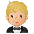 Emoji 🤵🏼 Persona In Smoking: Carnagione Abbastanza Chiara su Samsung One UI 5.0.
