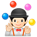 🤹🏻 Emoji Jongleur(in): helle Hautfarbe Samsung One UI 5.0.