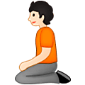 Emoji 🧎🏻 Persona Inginocchiata: Carnagione Chiara su Samsung One UI 5.0.