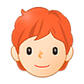 🧑🏻‍🦰 Emoji Persona: Tono De Piel Claro, Pelo Pelirrojo en Samsung One UI 5.0.