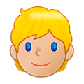 👱🏼 Emoji Pessoa: Pele Morena Clara E Cabelo Louro na Samsung One UI 5.0.