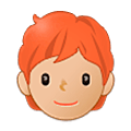 🧑🏼‍🦰 Emoji Persona: Tono De Piel Claro Medio, Pelo Pelirrojo en Samsung One UI 5.0.