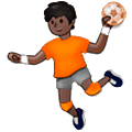 Émoji 🤾🏿 Personne Jouant Au Handball : Peau Foncée sur Samsung One UI 5.0.