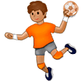 Émoji 🤾🏽 Personne Jouant Au Handball : Peau Légèrement Mate sur Samsung One UI 5.0.