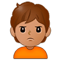 🙎🏽 Emoji Persona Haciendo Pucheros: Tono De Piel Medio en Samsung One UI 5.0.
