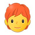 🧑‍🦰 Emoji Erwachsener: rotes Haar Samsung One UI 5.0.